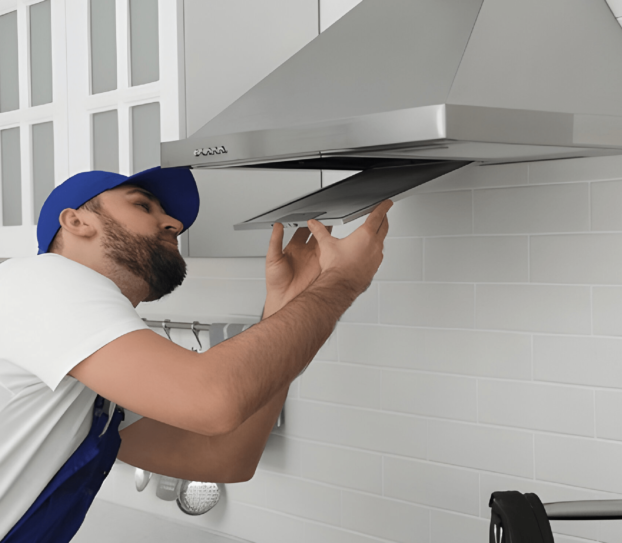 Kitchen Hood Installation